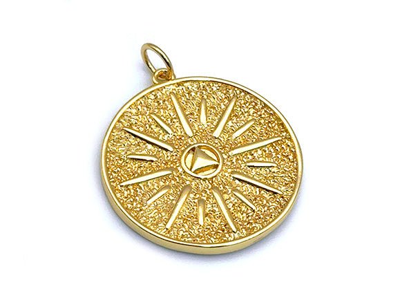 Two - Sided Dazzling Sunray Pendant | LINK, design your own