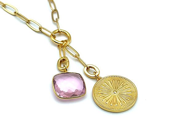 Two - Sided Dazzling Sunray Pendant | LINK, design your own