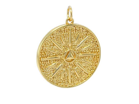 Two - Sided Dazzling Sunray Pendant | LINK, design your own
