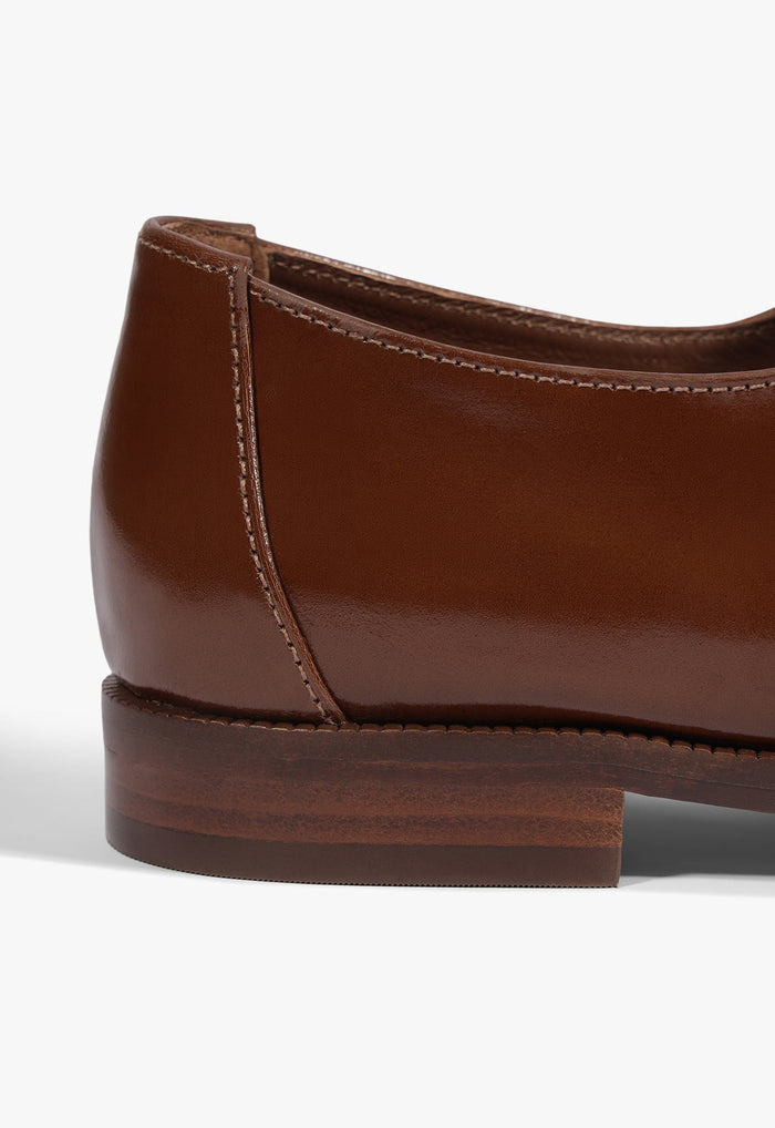 Tyla Buckle Leather Mary Jane Flat - Schutz Shoes