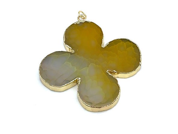 Vintage | XL Clover Quartz Pendant | LINK, design your own