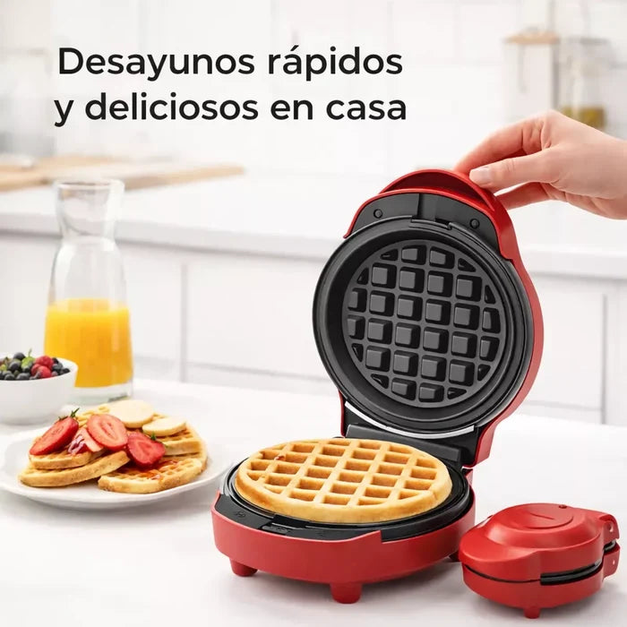 WAFLERA ELÉCTRICA SOKANY 5 EN 1 ANTIADHERENTE 600W CON PLACAS INTERCAMBIABLES
