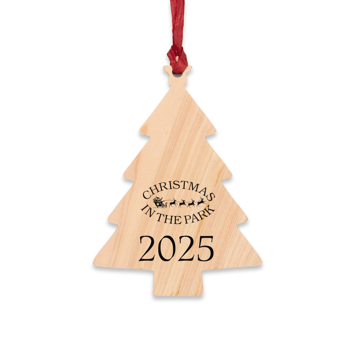 Wooden Ornament - Christmas in the Park 2025