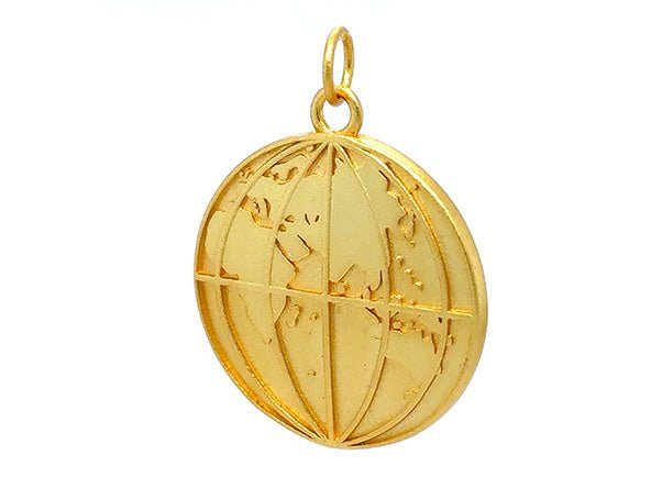 World Map Globe Medallion | LINK, design your own