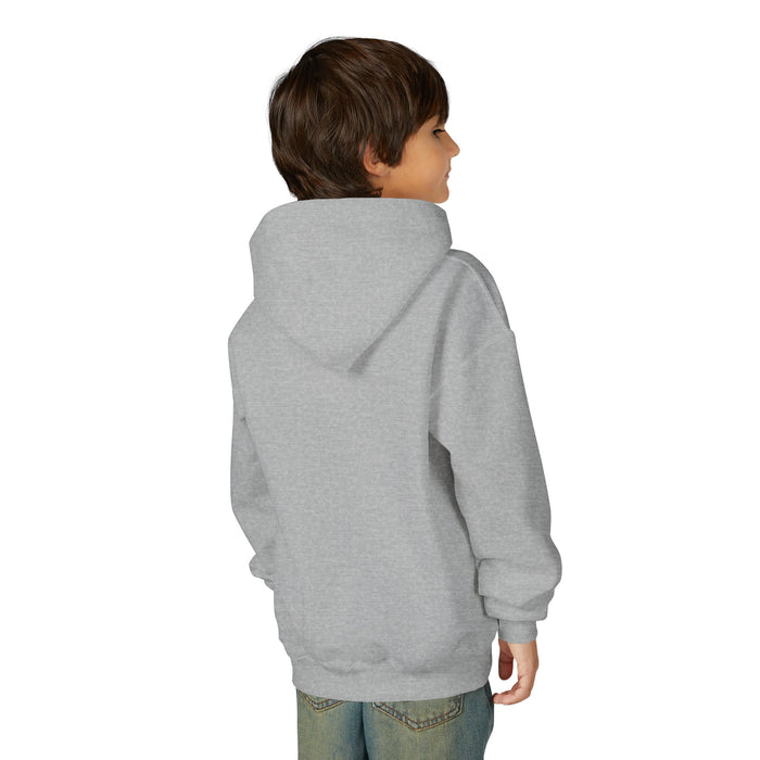 Youth Hoodie — 'Hot Chocolate' Snowman Christmas Sweatshirt